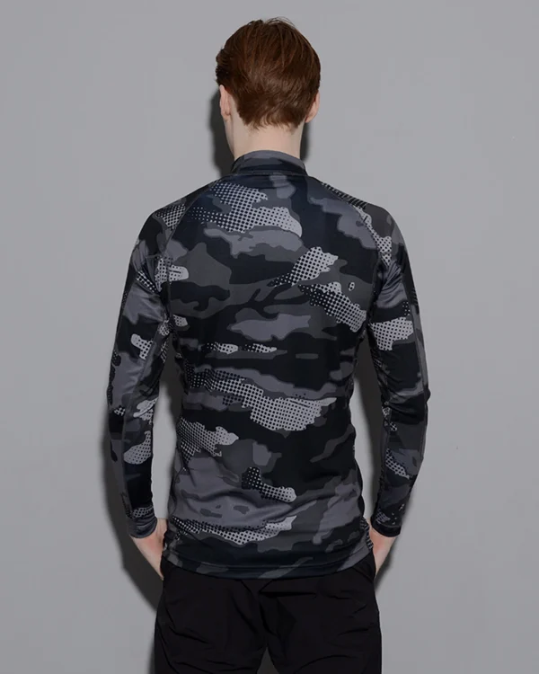 L/S MOCK NECK UNDER SHIRT (CAMO) - Image 4