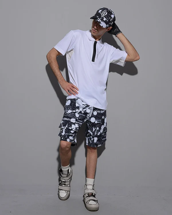 ZIP UP POLO SHIRT (SOLID) - Image 10