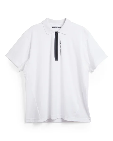 ZIP UP POLO SHIRT (SOLID)