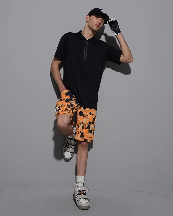 ZIP UP POLO SHIRT (SOLID) - Image 7