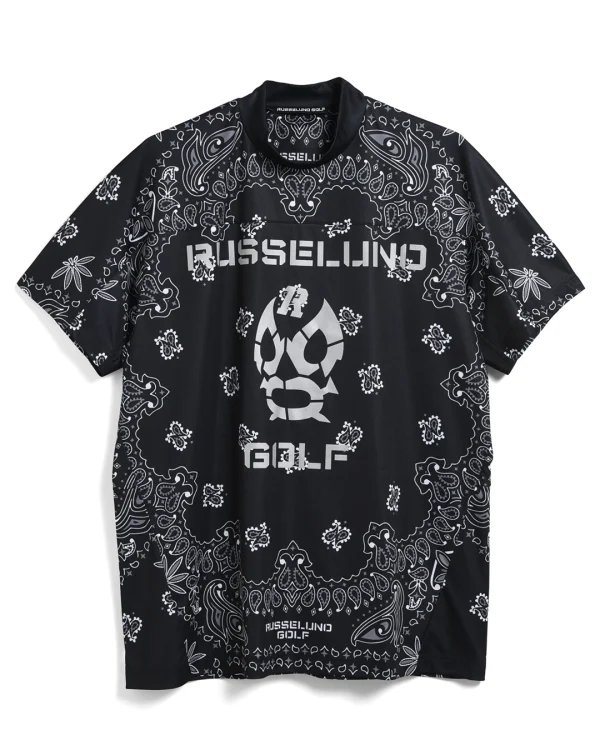 S/S MOCK NECK SHIRT (BANDANA) - Image 2