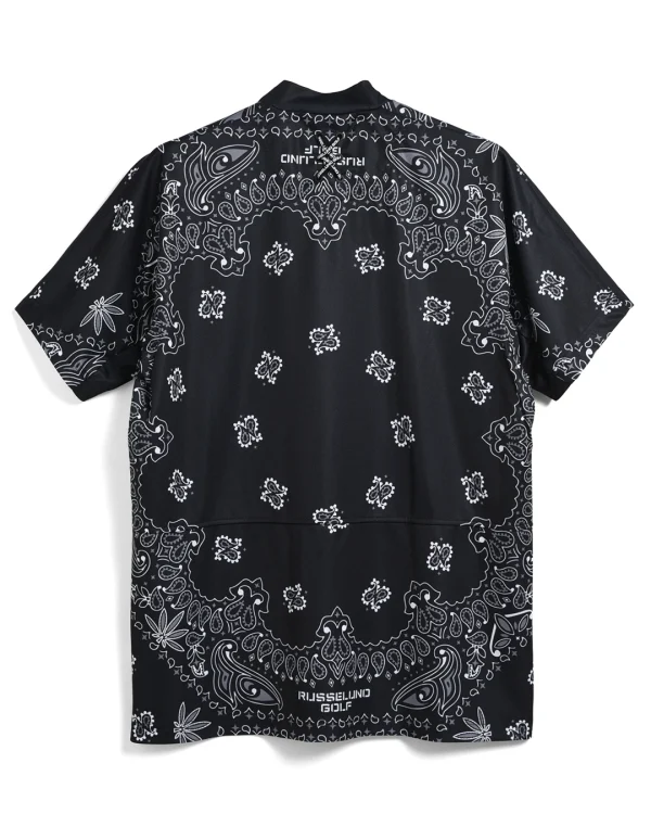 S/S MOCK NECK SHIRT (BANDANA) - Image 4