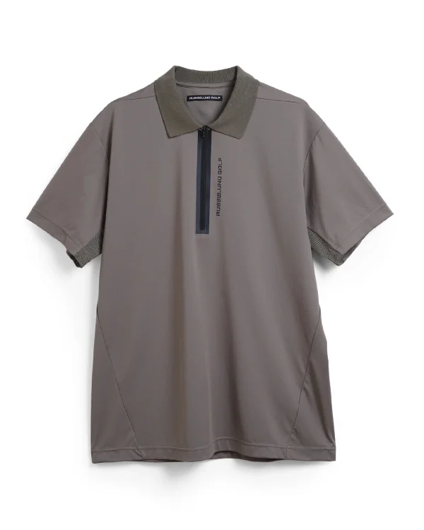 ZIP UP POLO SHIRT (SOLID) - Image 3