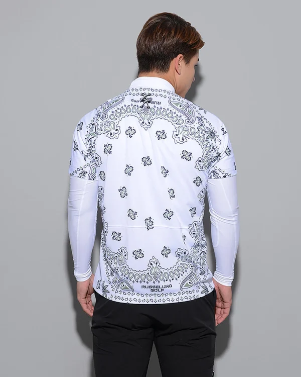 S/S MOCK NECK SHIRT (BANDANA) - Image 8