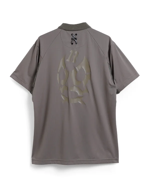 ZIP UP POLO SHIRT (SOLID) - Image 6