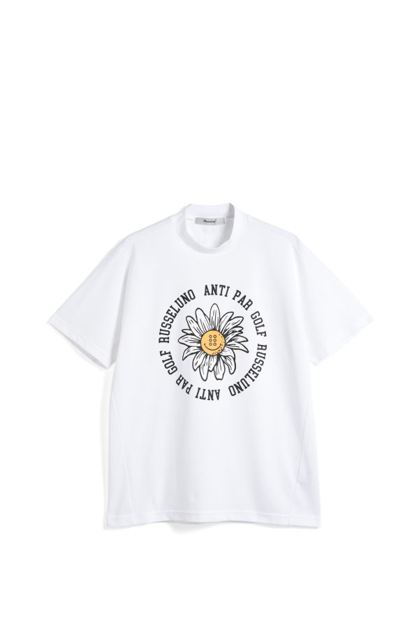 FLOWER S/S MOCKNECK